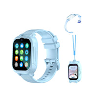 4G Network Kids Smart Watch GPS Positioning Video Call SOS Smartwatch Camera Voice Chat Phone Watch Blue