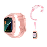 4G Network Kids Smart Watch GPS Positioning Video Call SOS Smartwatch Camera Voice Chat Phone Watch Pink