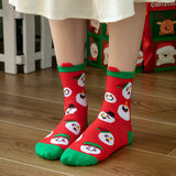 5 Pairs of Christmas Socks for Women Style 1