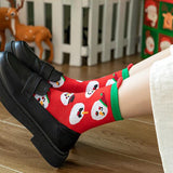 5 Pairs of Christmas Socks for Women Style 1