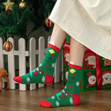 5 Pairs of Christmas Socks for Women Style 1