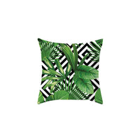 8Pcs Cushion Covers Leaves Printed Pillowcase Sofa Pillow Case Home Decor