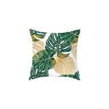 8Pcs Cushion Covers Leaves Printed Pillowcase Sofa Pillow Case Home Decor