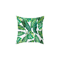 8Pcs Cushion Covers Leaves Printed Pillowcase Sofa Pillow Case Home Decor