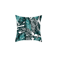 8Pcs Cushion Covers Leaves Printed Pillowcase Sofa Pillow Case Home Decor