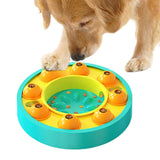 Pets Puzzles Toy Pet Slow Feeder Interactive Treat Dispenser Pet Bowl Cyan