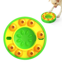 Pets Puzzles Toy Pet Slow Feeder Interactive Treat Dispenser Pet Bowl Green