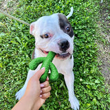 Cactus Shaped Dog Chew Toys Rubber Pet Teething Toy Interactive Dog Toys Dog Cleaning Teeth Toy