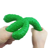 Cactus Shaped Dog Chew Toys Rubber Pet Teething Toy Interactive Dog Toys Dog Cleaning Teeth Toy