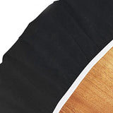 122CM Waterproof Wipeable Elastic Edge Round PVC Table Cloth Oilcloth Print Tablecloth for Kitchen Black