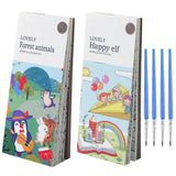 2Pcs Portable Children Watercolor Painting Book Style 3