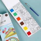 2Pcs Portable Children Watercolor Painting Book Style 3