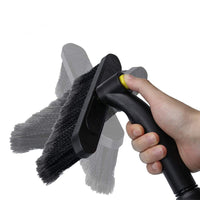 Snow Scraper with Extendable Snow Brush for Car Windshield Car Snow Removal Tool Yellow