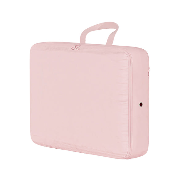 Compression Storage Bag Travel Packing Cube Seasonal Clothes Organizer Bag Pink