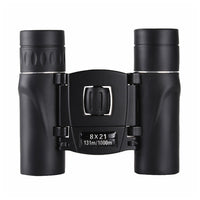 8X Magnification Folding Binoculars Mini Compact Pocket Binoculars Kids Gift