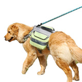 Travel Outdoors Pet Dog Backpack Adjustable Camping Hiking Dog Backpack Green