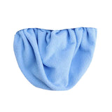 Double Layer Water-resistant Shower Cap Sleep Bath Hat Hair Care Blue