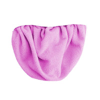 Double Layer Water-resistant Shower Cap Sleep Bath Hat Hair Care Purple