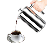 350ml Stainless Steel French Press Coffee Maker Double Wall Insulated Coffee Press Coffee Pot