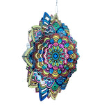 Mandala Wind Spinner Hanging Wind Spinner 3D Outdoor Garden Home Decor