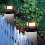 Solar Post Light Waterproof Outdoor Column Patio Fence Gate Garden Lamps