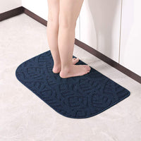 Non-Slip Floor Mat Door Mat Bathroom Kitchen Mat Blue