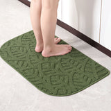 Non-Slip Floor Mat Door Mat Bathroom Kitchen Mat Green