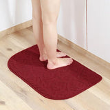 Non-Slip Floor Mat Door Mat Bathroom Kitchen Mat Red