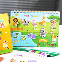 My Preschool Quiet Busy Book Early Educational Learning Toys Style 1