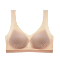 Ultra-thin Ice Silk Bra One-piece Seamless Bra Removable Bra Pad Sports Yoga Cuticolor