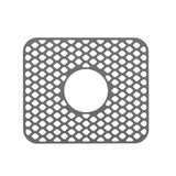 Silicone Sink Mat Kitchen Sink Protector Non-Slip Sink Grid Grate Sink Accessories Grey