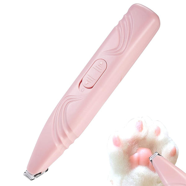 Cordless Electric Pet Grooming Clippers Hair Trimmer Paw Trimmer for Dogs Cats Pink