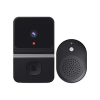 Smart Visual Doorbell Wireless WiFi Home Camera with Dingdong Machine Black