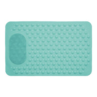 Bathtub Mat Non-Slip Shower Mat Bathroom Feet Massage Floor Mat Aqua Green