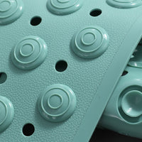 Bathtub Mat Non-Slip Shower Mat Bathroom Feet Massage Floor Mat Aqua Green