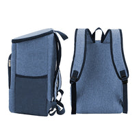 Water-resistant Insulated Cooling Backpack Picnic Camping Hiking Fishing Cooler Bag Navy