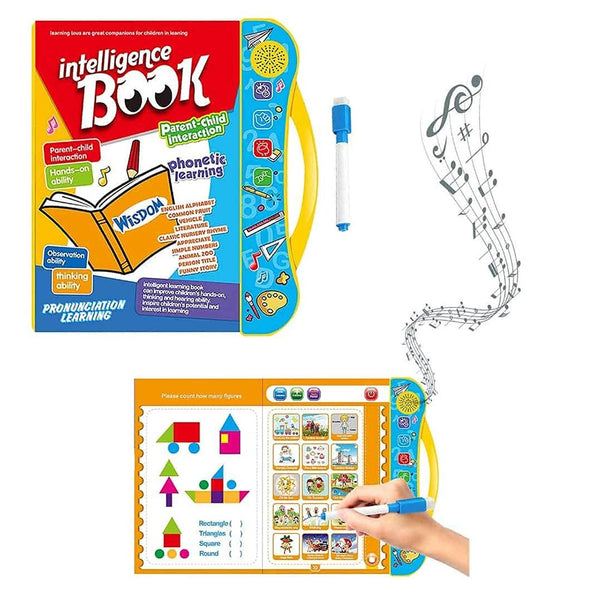 Intelligence Book Sound Book for Children Toddlers Educational Learning Book Toy