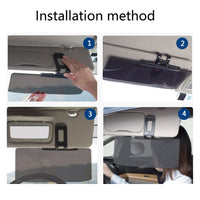 Car Sun Visor Extender Sun Blocker Anti-Glare Visor Glare Shield UV Blocking Sun Protector