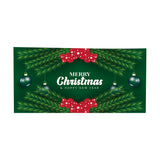 Christmas Garage Door Banner Decoration Hanging Christmas Backdrop Decoration Green