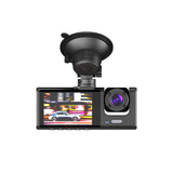 3 Channel Dash Cam Front and Rear Inside 1080P Full HD 170 Degree Wide Angle Dashboard Camera with 32GB SD Card