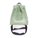 Travel Sports Dry and Wet Separation Backpack with Shoes Compartment Green