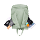 Travel Sports Dry and Wet Separation Backpack with Shoes Compartment Green