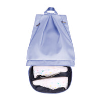 Travel Sports Dry and Wet Separation Backpack with Shoes Compartment Blue