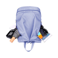 Travel Sports Dry and Wet Separation Backpack with Shoes Compartment Blue