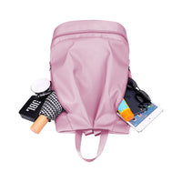 Travel Sports Dry and Wet Separation Backpack with Shoes Compartment Pink