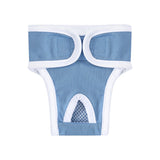 2Pcs Reusable Female Dog Nappy Diapers Hygiene Sanitary Pants Underpants Blue