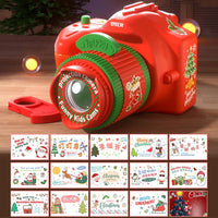 Christmas Camera Shape Projector Kid Projection Toys Red