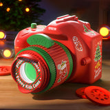 Christmas Camera Shape Projector Kid Projection Toys Red