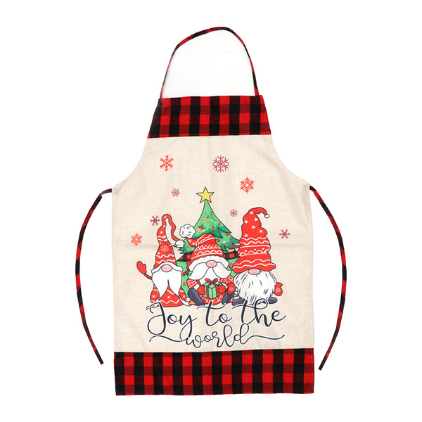 Christmas Kitchen Cooking Aprons Sleeveless Apron Funny Christmas Baking Apron Style 2