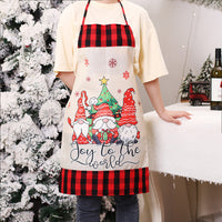 Christmas Kitchen Cooking Aprons Sleeveless Apron Funny Christmas Baking Apron Style 2